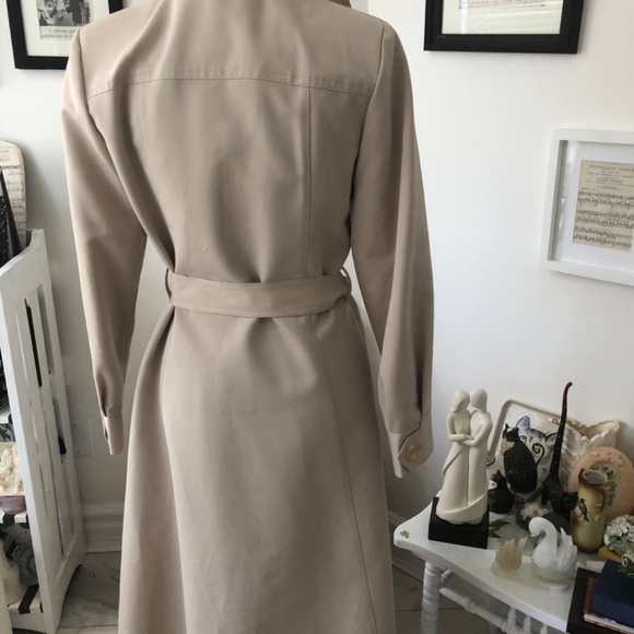 Vintage Retro Beige Spring All weather Coat - Picture 3 of 4